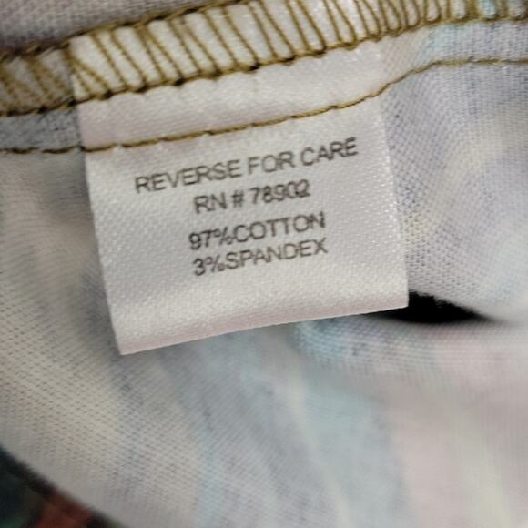 Draper's & Damon's Women's Multi Colored Lightweight Zip Front Jacket Size L - Picture 9 of 10